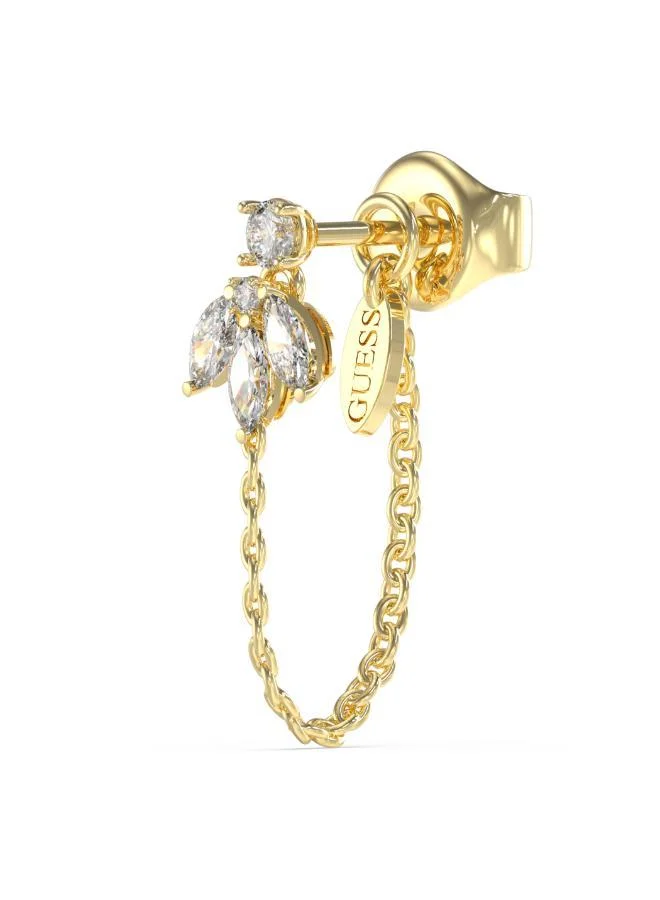 GUESS 12Mm Crystals & Chain Earring